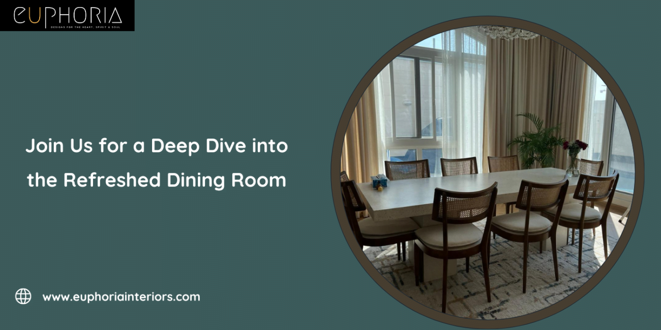 Join Us for a Deep Dive into the Refreshed Dining Room