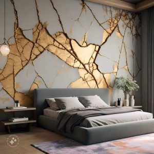 Kintsugi Interior for Bedroom Design