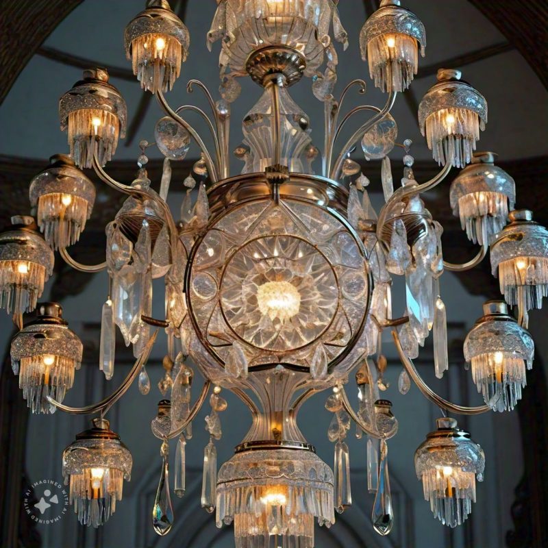 Chandelier for Saracen Interior Design for Bedrooms 