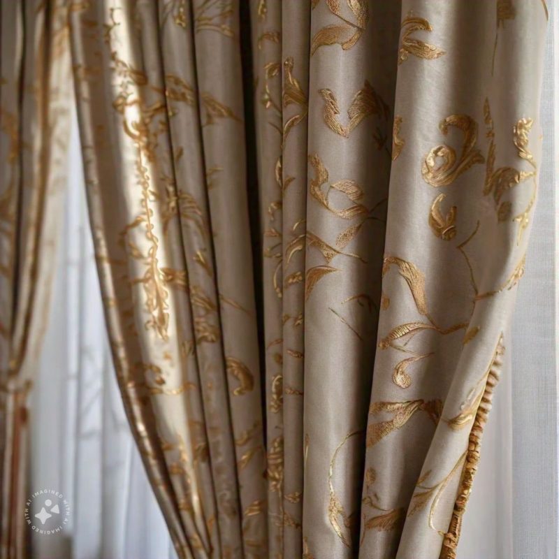 Curtain for Saracen Interior Design for Bedroom themes