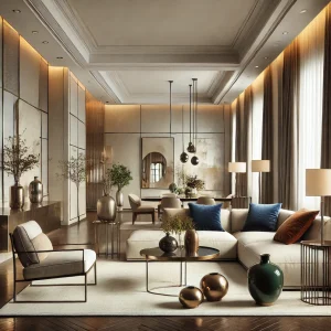 Color and material for Chinese interior design 