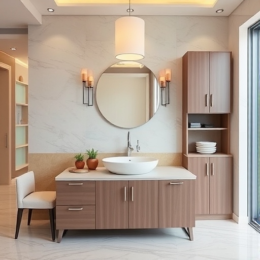 The Wash Basin Dining Area with Cabinet Storage