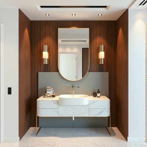 Luxury Wash Basins with Unique Partitions