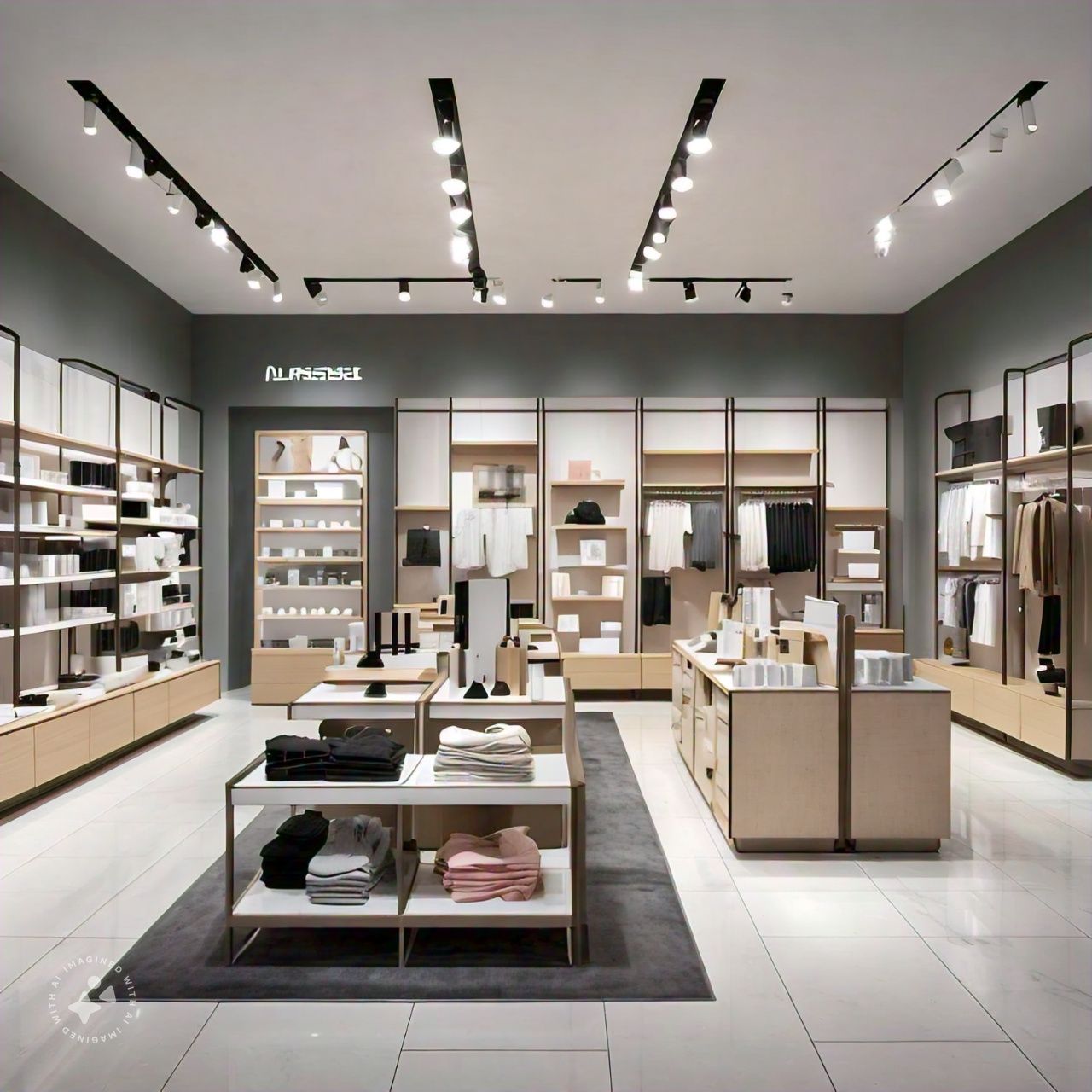 Retail space design featuring modern layouts, stylish displays, and functional spaces to enhance customer experience.