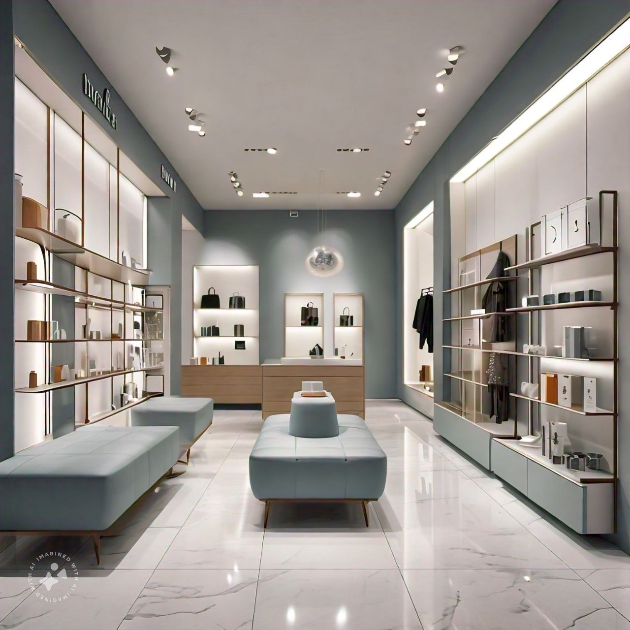 Retail space designer creating functional, stylish layouts that enhance the shopping experience with efficient space utilization and engaging displays.