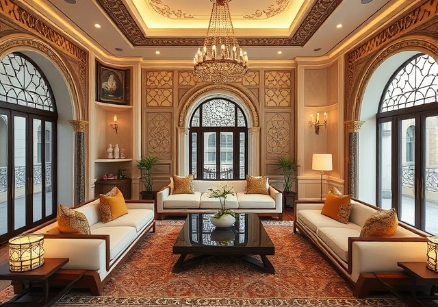 Traditional Arabic Design for Dubai interior design 