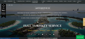 Antonovich interior design and fit out company in Dubai