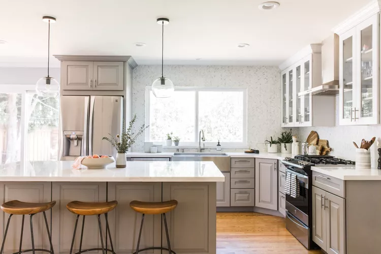 Modern kitchen with sleek cabinetry and minimalist design