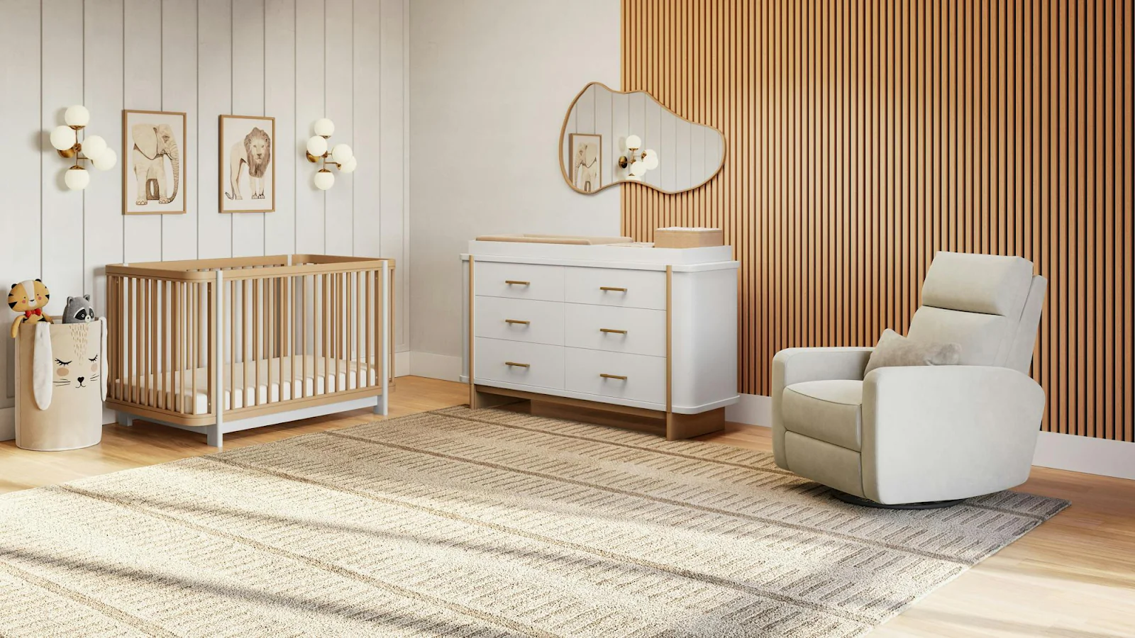 Nursery Room Decoration Ideas with a warm and cozy setup